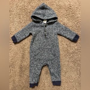 Navy blue, fleece lined outfit